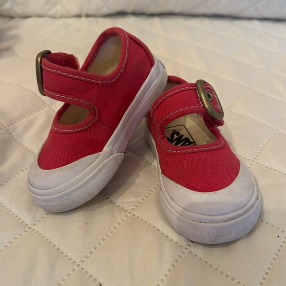 Toddler size 4 Vans Mary Janes - Picture 1 of 4